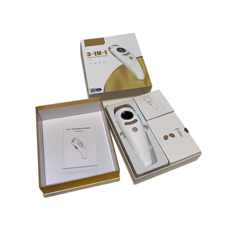 IPL Hair Removal Device 9 Levels 3-IN-1 aopvui NEW OPENED BOX